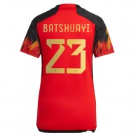 Maglie da calcio Belgio Michy Batshuayi #23 Prima Maglia Femminile Mondiali 2022 Manica Corta